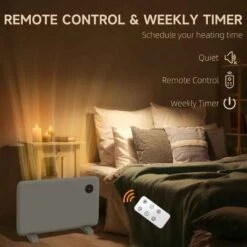 HOMCOM Electric Convector Heater - 1200W - Grey - 820-352V70GY -Dimplexs Zone 0ey8e8189d027c8a8.jpg