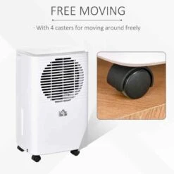 HOMCOM 10L Portable Dehumidifier With 24h Timer - White - 821-011 -Dimplexs Zone 160d0017dc48b4edb.jpg