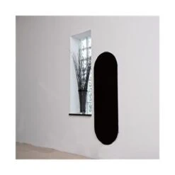 Towelrads Vetro Soap Glass Hot Water Radiator 1380x500mm - Black 144253