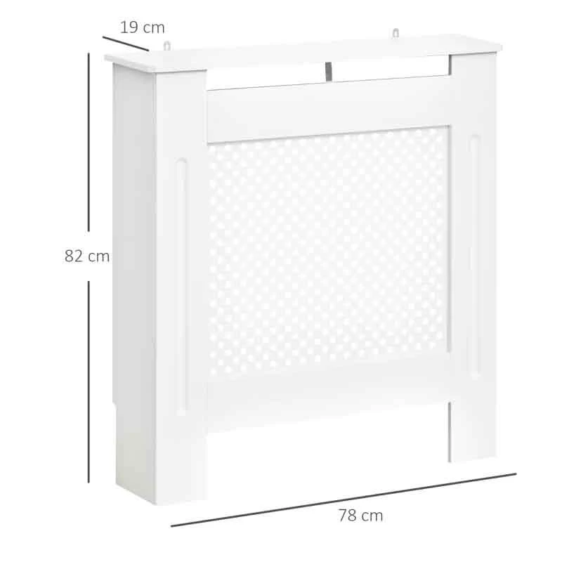 HOMCOM Diamond Design Radiator Cover - White - 820-061 4 HOMCOM Diamond Design Radiator Cover - White - 820-061 - Image 2