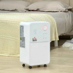 HOMCOM 12L LED Portable Dehumidifier - White - 821-018V90 -Dimplexs Zone 6102a1181a480dfe7.jpg