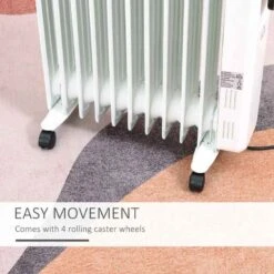 HOMCOM Electric Oil Filled Radiator - 11 Fin - White - 820-275V01 -Dimplexs Zone 6jl50217dc466a583.jpg