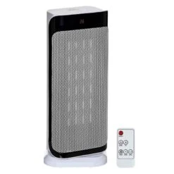 HOMCOM Oscillating Electric Tower Heater - White - 820-253 -Dimplexs Zone a6m55317dc566fdc0.jpg