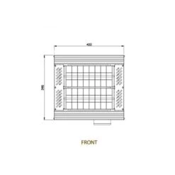 Tansun Apollo A1B Infrared Heater 2kW - Black - A1B2020NPBLK -Dimplexs Zone a 1 a1b2020npblk 2