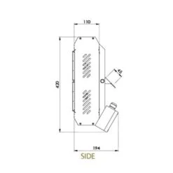 Tansun Apollo A1B Infrared Heater 2kW - Black - A1B2020NPBLK -Dimplexs Zone a 1 a1b2020npblk 4