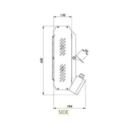 Tansun Apollo A1B Infrared Heater 3kW - Black - A1B2030NPBLK -Dimplexs Zone a 1 a1b2030npblk 3