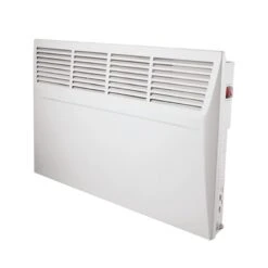 Airvent 2kW Wall Mounted Panel Heater With LCD Timer - White - 495648