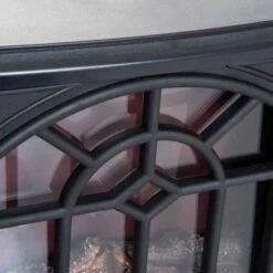 HOMCOM Electric Stove Fire Heater - Black - 820-127 -Dimplexs Zone ahf56817dc21cc211.jpg