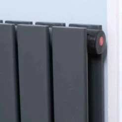 HOMCOM Horizontal Water Filled Double Panel Radiator - 840mm Grey - 820-313V00GY -Dimplexs Zone aibd4d182d2b3edfb.jpg