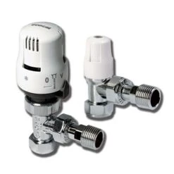 Altecnic Ecopac 15mm Angled Twin Pack Radiator Valve