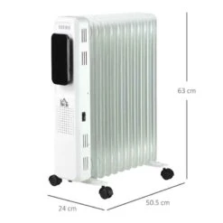 HOMCOM Electric Oil Filled Radiator - 11 Fin - White - 820-275V01 -Dimplexs Zone am97ac17dc466a583.jpg