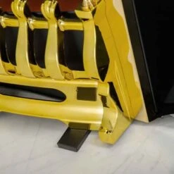 HOMCOM Electric Fireplace With LED Flame - Gold - 820-042 -Dimplexs Zone btnd9017dc12734ad.jpg