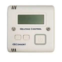 Consort Claudgen Wireless Controller (Battery Powered Run-Back Timer And Adjustable Thermostat) - SLVTB