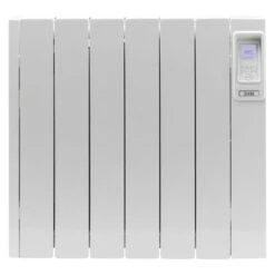 Creda 0.75kW Oil Filled Aluminium Radiator - White - CAR075 -Dimplexs Zone c r creda aluminium radiator car075 front2