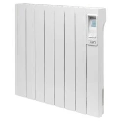 Creda 1kW Oil Filled Aluminium Radiator - White - CAR100 -Dimplexs Zone c r creda aluminium radiator car100 front