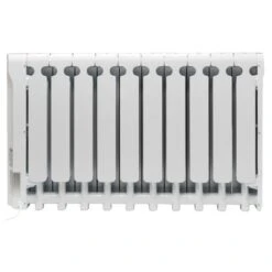 Creda 1.5kW Oil Filled Aluminium Radiator - White - CAR150 -Dimplexs Zone c r creda aluminium radiator car150 back