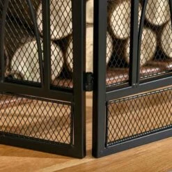 HOMCOM 3-Panel Folding Fireplace Screen Guard - Black - 820-240 14 HOMCOM 3-Panel Folding Fireplace Screen Guard - Black - 820-240 -Dimplexs Zone ccl3d618515604bd7.jpg
