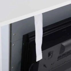 HOMCOM Electric Fire & Fireplace Suite With Remote - White - 820-227V70 -Dimplexs Zone ci63d617ea4b8a03f.jpg