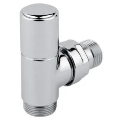 Ultraheat Cylinder Manual Angle Valve With 15mm Tube Connectors - Stainless Steel - CYL840S