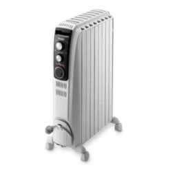 De'Longhi DeLonghi Dragon 4 2kW Oil Filled Heater With Timer - White - TRD40820T