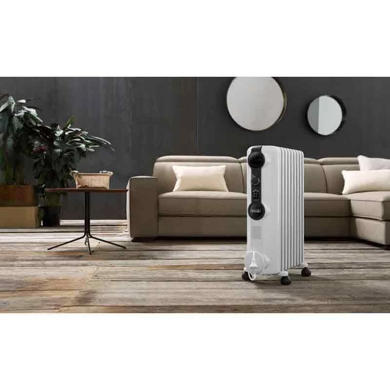 De'Longhi DeLonghi Radia S 2kW Oil Filled Heater - White - TRRS0920 7 De'Longhi DeLonghi Radia S 2kW Oil Filled Heater - White - TRRS0920 - Image 5