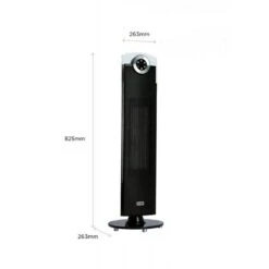 Dimplex 2.5kW Studio G Ceramic Tower Fan Heater - Black - DXSTG25 -Dimplexs Zone d i dimplex studio g ceramic tower fan heater dxstg25 dimensions
