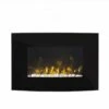 Dimplex Artesia Optiflame Wall Mounted Electric Fire - Black - ART20 -Dimplexs Zone dimplex art20 front view