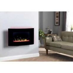 Dimplex Artesia Optiflame Wall Mounted Electric Fire - Black - ART20 -Dimplexs Zone dimplex art20 lifestyle