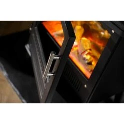 Dimplex Bari Freestanding Optiflame Electric Stove Fire - Black - BAR20 -Dimplexs Zone dimplex bar20 handle
