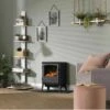 Dimplex Bari Freestanding Optiflame Electric Stove Fire - Black - BAR20 -Dimplexs Zone dimplex bar20 lifestyle 1