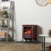 Dimplex Brayford Freestanding Optiflame Electric Stove Fire - Burgundy - BFD20BRG -Dimplexs Zone dimplex bfd20brg