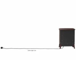 Dimplex Brayford Freestanding Optiflame Electric Stove Fire - Burgundy - BFD20BRG -Dimplexs Zone dimplex bfd20brg cable length 1