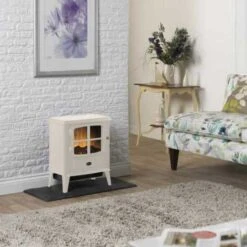 Dimplex Brayford Freestanding Optiflame Electric Stove Fire - Pebble - BFD20PB