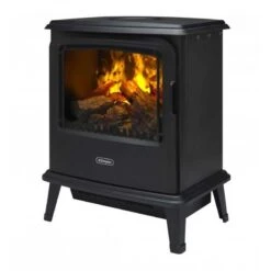 Dimplex Bayport Freestanding Optimyst Electric Stove Fire - Black - BYP20 -Dimplexs Zone dimplex byp20 side view 1