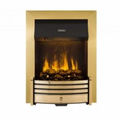Dimplex Crestmore Optimyst Electric Inset Fire - Brass - CRS20