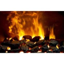 Dimplex Flagstaff Optimyst Electric Inset Fire - Chrome - FLG20 -Dimplexs Zone dimplex flg20 close up view