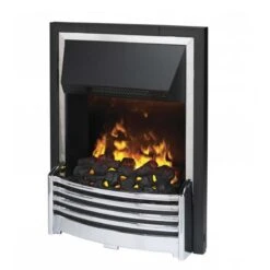 Dimplex Flagstaff Optimyst Electric Inset Fire - Chrome - FLG20 -Dimplexs Zone dimplex flg20 side view1