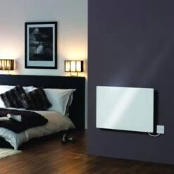 Dimplex Girona Glass Fronted Electronic Panel Heater 0.75kW White - GFP075WE -Dimplexs Zone dimplex girona gfp075we 5