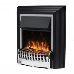 Dimplex Kingsley Deluxe Optiflame Electric Inset Fire - Chrome - KING20XCH -Dimplexs Zone dimplex king20xch