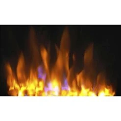 Dimplex Kingsley Deluxe Optiflame Electric Inset Fire - Chrome - KING20XCH -Dimplexs Zone dimplex king20xch close up