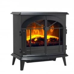 Dimplex Leckford Freestanding Optiflame Electric Stove Fire - Black - LEC20 -Dimplexs Zone dimplex lec20