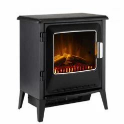 Dimplex Lucia Freestanding Optiflame Electric Stove Fire - Black - LUC20 -Dimplexs Zone dimplex luc20