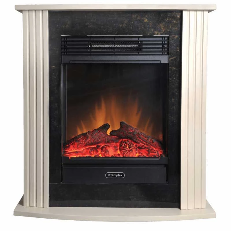 Dimplex Mini Mozart Optiflame Freestanding Electric Fire Suite - Cream - MMZ15E 4 Dimplex Mini Mozart Optiflame Freestanding Electric Fire Suite - Cream - MMZ15E - Image 2