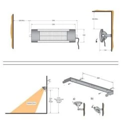 Dimplex 1.3kW Outdoor Patio Heater - OPH13 -Dimplexs Zone dimplex oph13 2
