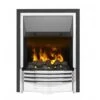 Dimplex Pomona Optimyst Electric Inset Fire - Chrome - POM20 -Dimplexs Zone dimplex pom20 front view