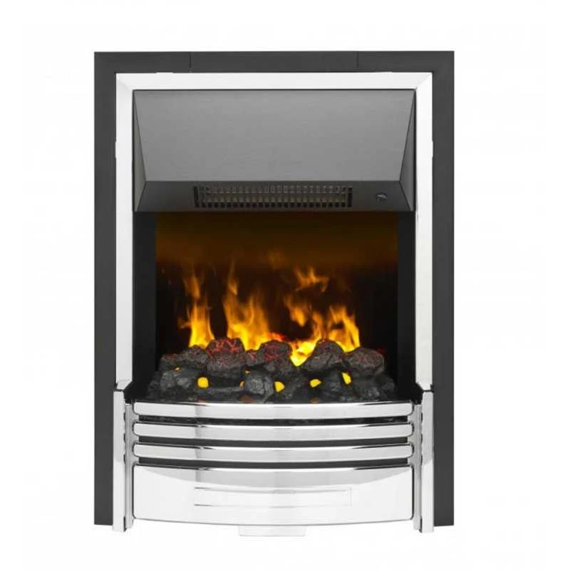 Dimplex Pomona Optimyst Electric Inset Fire - Chrome - POM20 3 Dimplex Pomona Optimyst Electric Inset Fire - Chrome - POM20