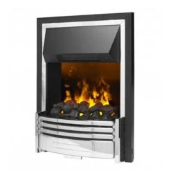 Dimplex Pomona Optimyst Electric Inset Fire - Chrome - POM20 11 Dimplex Pomona Optimyst Electric Inset Fire - Chrome - POM20 -Dimplexs Zone dimplex pom20 side view