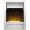 Dimplex Savena Optiflame Electric Inset Fire - Brushed Chrome - SAVE20CH -Dimplexs Zone dimplex save20ch main image