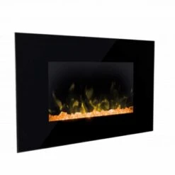 Dimplex Toluca Optiflame Wall Mounted Electric Fire - Black - TLC20