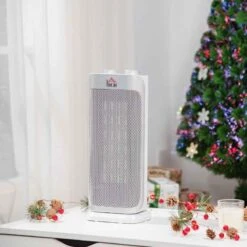 HOMCOM Oscillating Electric Heater - White - 820-256 -Dimplexs Zone dxc1fa17dc530126d.jpg